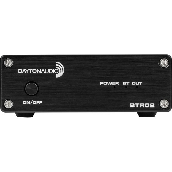 Main product image for Dayton Audio BTR02 Bluetooth 5.0 Audio Receiver With 24-BIT/48 KHZ APTX HD230-5120